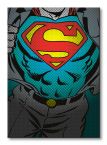 symbol z komiksu superman na płótnie