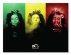 Canvas Tricolour Smoke z Bobem Marley'em