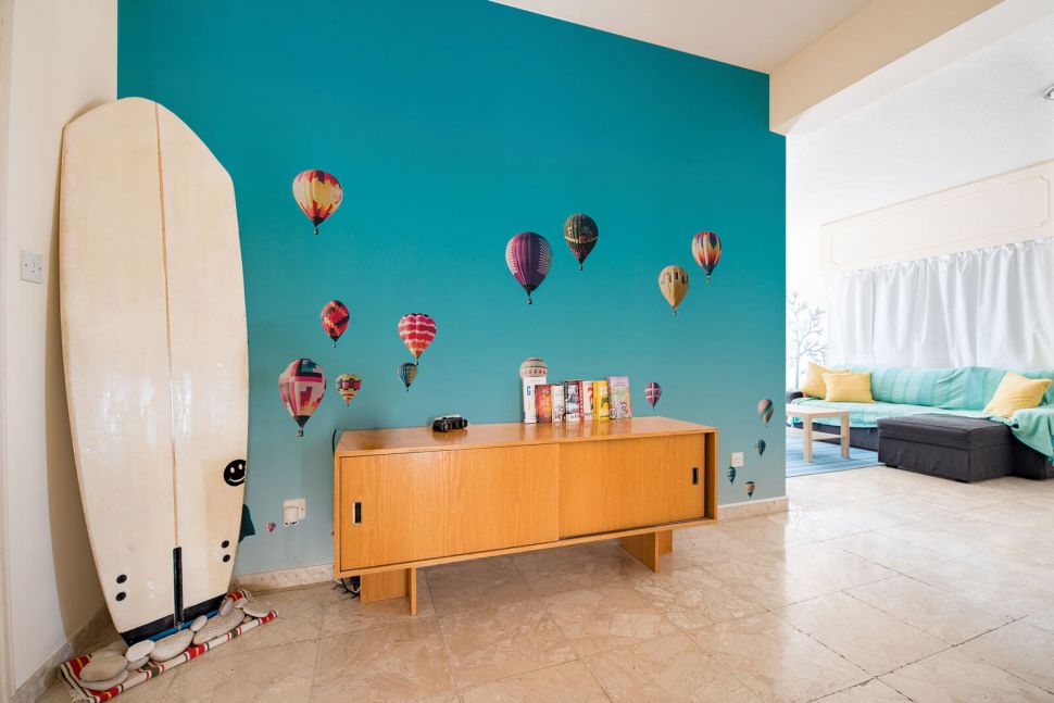 Fototapeta Festiwal Balonów na ścianie w salonie