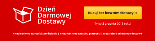 Dzień Darmowej dostawy w sklepie eplakaty.pl 2 grudnia 2013 roku