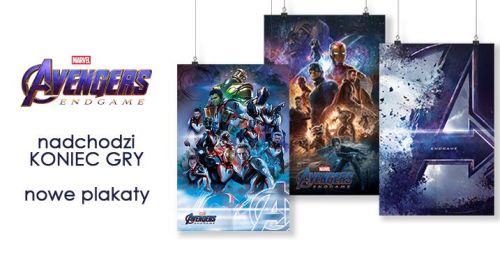Nowe plakaty Avengers: Endgame