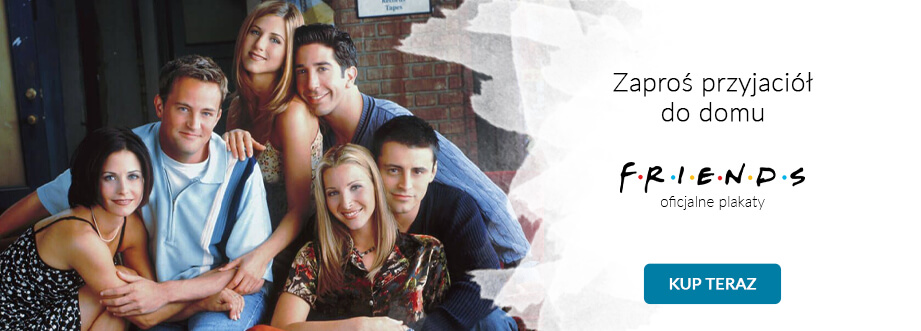 Plakaty na ścianę dla fanów serialu Friends. Zobacz