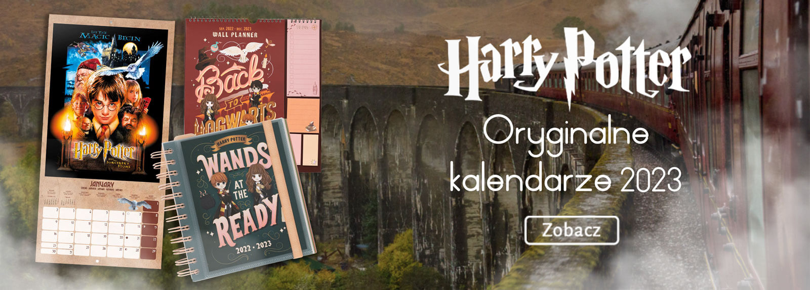 Kalendarze i dzienniki na 2022 rok dla fanów Harry Pottera