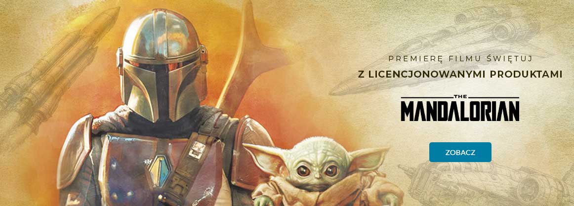 Oryginalne gadżety i plakaty dla fana Star Wars The Mandalorian