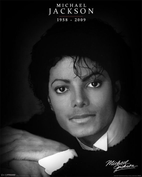 Michael Jackson (B&W Commemorative) - Plakat | Sklep EPlakaty.pl