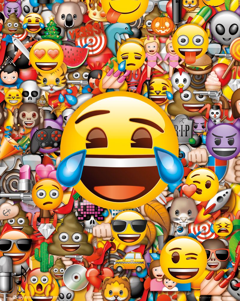 Zamow Plakat Na Sciane Emoji Emotikon Wszystkie Emotki Sklep