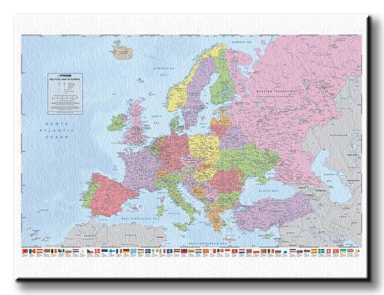 Карта европы с флагами 2024. Карта Европы с флагами. Political Map of Europe. Постер карты Европы.