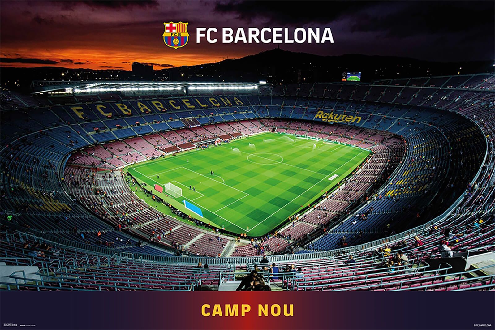 Plakat Dla Kibiców Fc Barcelona Camp Nou Sklep Nice Wall