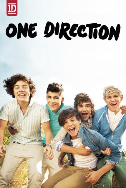 Plakat przedstawiający chłopaków z One Direction