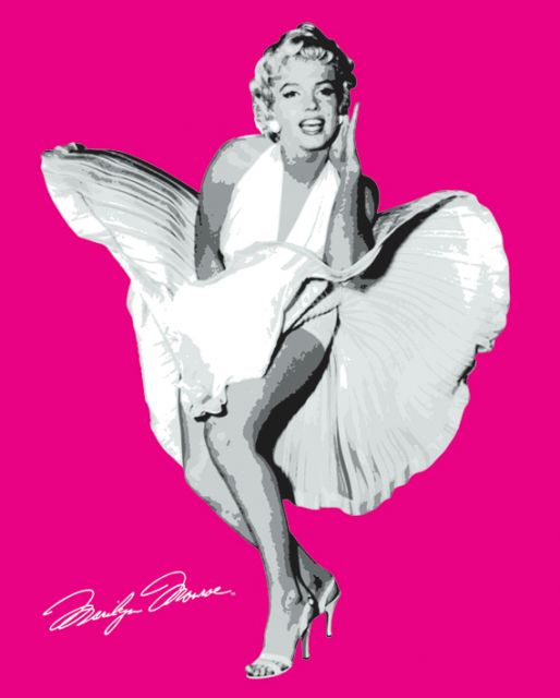 Marilyn Monroe (Seven Year Itch Pink) - plakat na ścianę