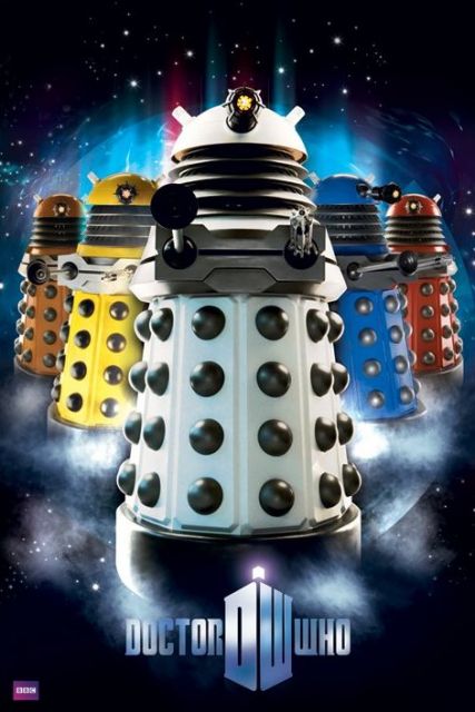 plakat z filmu Doctor Who Daleks
