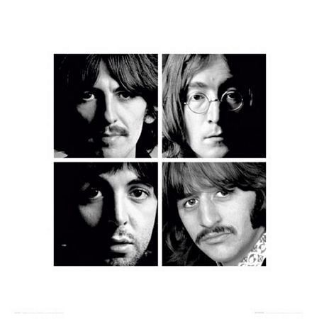 Reprodukcja z członkami zespołu The Beatles