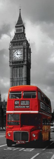 England, Anglia - London Red Bus - plakat