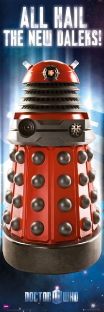 Daleks - plakat z filmu Doctor Who