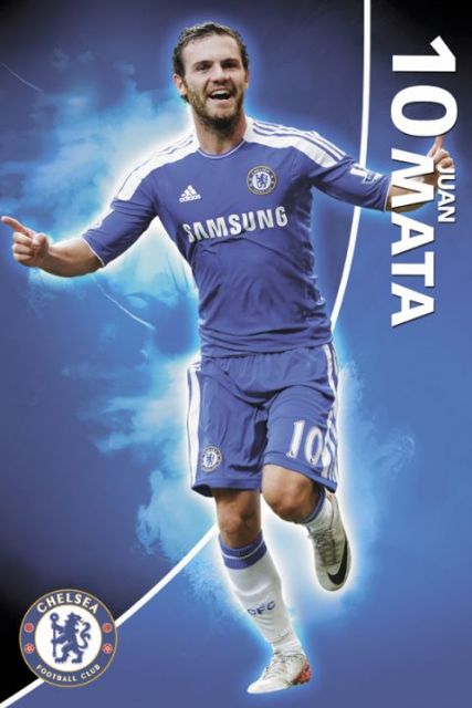 Chelsea F.C. Juan Mata 2011/2012 - plakat