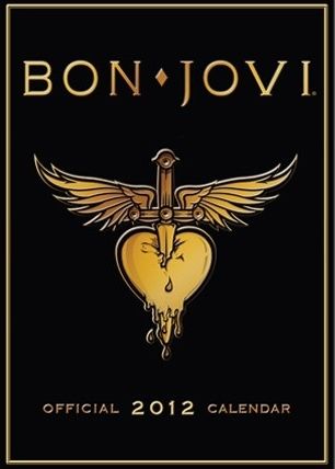 okładka oficjalnego kalendarza na 2013 rok z Bon Jovi