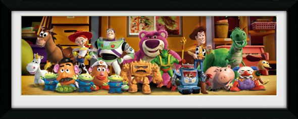 Toy Story 3 Cast - obraz w ramie