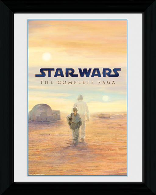 Star Wars Blu Ray Saga - obraz w ramie