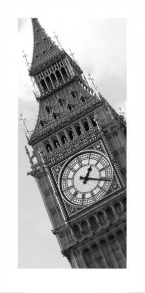 reprodukcja przedstawiająca Big Bena w Londynie