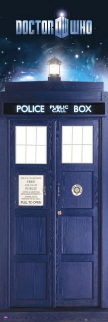 plakat z Doctor Who Tardis