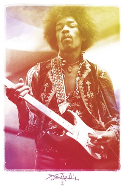 Jimi Hendrix - Legendary - plakat