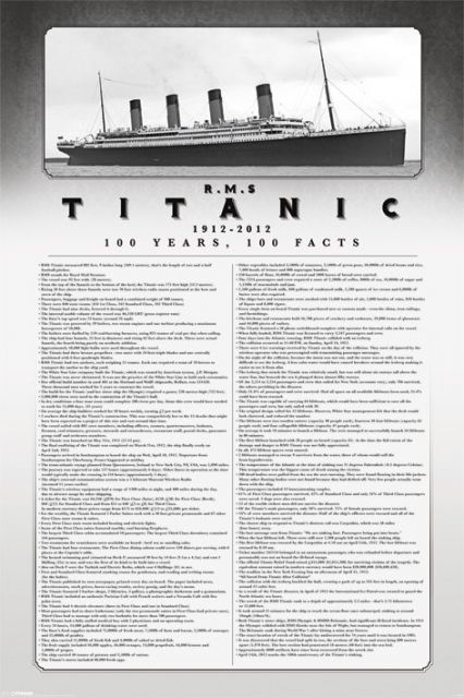 100 lat, 100 faktów związanych z Titanic'em
