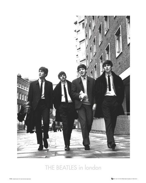 The Beatles In London - reprodukcja na ścianę
