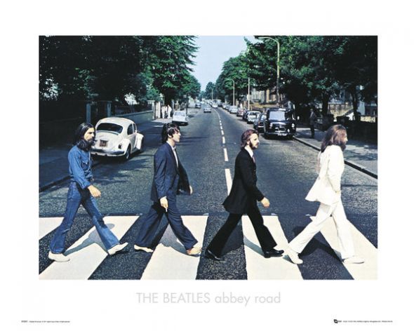 The Beatles Abbey Road - reprodukcja na ścianę