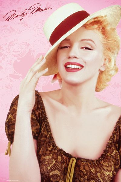 Marilyn Monroe Hat - plakat