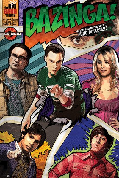 The Big Bang Theory (Comic) - plakat 40x50 cm