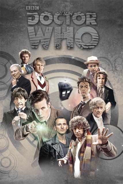 plakat z Doctor Who (Doctors Through Time)
