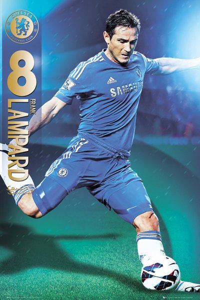 plakat na ścianę z zawodnikiem Chelsea Lampardem