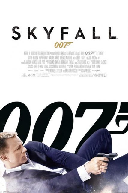 James Bond Skyfall (One Sheet White) - plakat