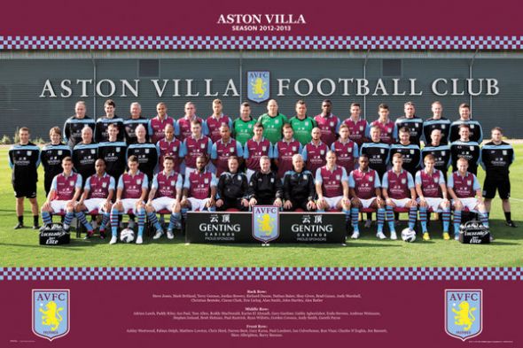 Zdjęcie drużynowe Aston Villa na plakacie na ścianę