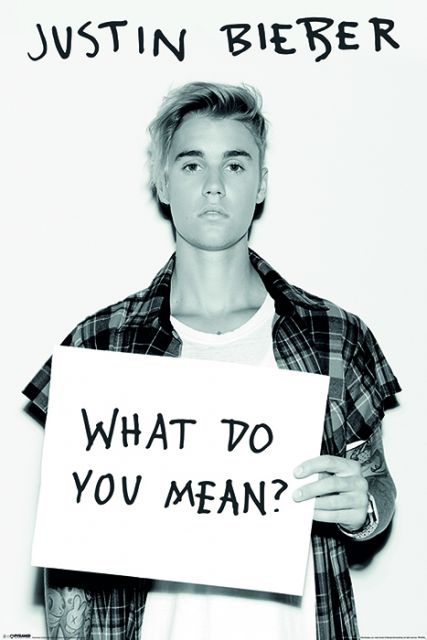 Justin Bieber (What Do You Mean?) - plakat