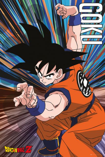 plakat anime Dragon Ball Z Goku Jump