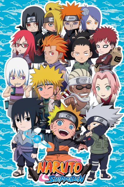Naruto Shippuden (Bohaterowie) plakat z filmu anime