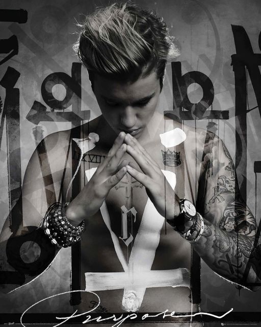 Justin Bieber Purpose - plakat