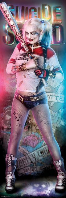 Plakat na ścianę z filmu Legion Samobójców z Harley Quinn