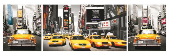 New York (taxis) żółte taksówki w Nowym Jorku - plakat