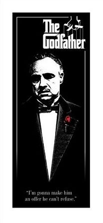 The Godfather Red Rose - reprodukcja z filmu z Marlonem Brando