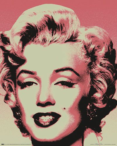 Marilyn Monroe (pop art.) - plakat z gwiazdą