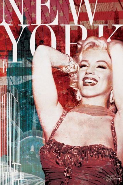 Marilyn Monroe (New York) - Bernard Of Hollywood - plakat na ścianę