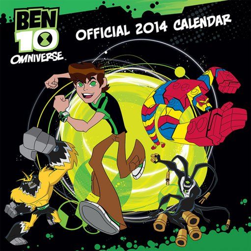 okładka kalendarza na 2014 rok dla fana serialu animowanego Ben 10