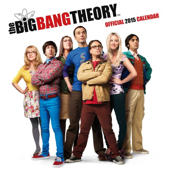 oficjalny kalendarz na 2015 rok z bohaterami serialu Big Bang Theory