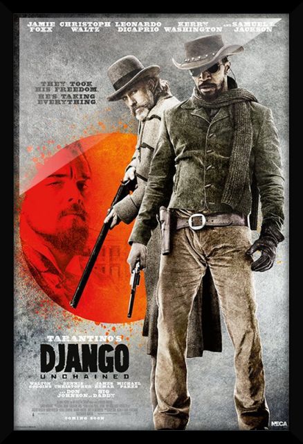 obraz w ramie do filmu Django unchained