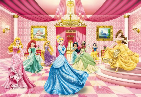 Fototapeta Disneya z motywem z bajki księżniczki