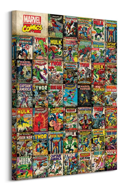 Avengers Covers - Obraz na płótnie