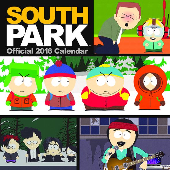 South Park - okładka kalendarz 2016