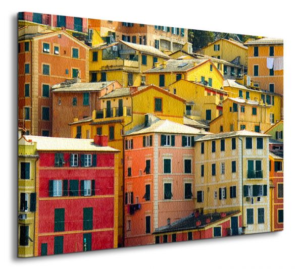 perspektywa canvasu z widokiem na kolorowe budynki